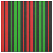 Black Red Green Stripes Pattern   ファブリック (見本)