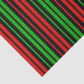 Black Red Green Stripes Pattern   薄葉紙 (詳細)