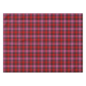 Black Red Pink Plaid Tartan Design  テーブルクロス (正面(横))