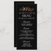 Black & Red Roses LOVE Matchingのメ結婚ニュー メニュー (正面/裏面)