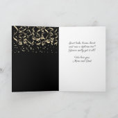 Black Rococoおめでとうございます卒業写真 カード (内部)