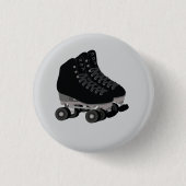 Black Rollerskates Button 缶バッジ (正面)