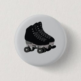 Black Rollerskates Button 缶バッジ