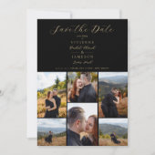 Black Romantic Fancy Chic Collage 6 Pho セーブザデート (正面)