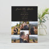 Black Romantic Fancy Chic Collage 6 Pho セーブザデート (スタンド正面)