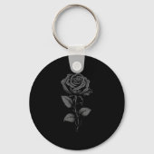 Black Rose Graphic Premium Tri-blend  キーホルダー (正面)