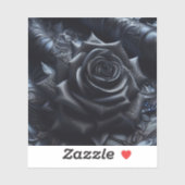 Black Rose on Black Brocade シール (シート)