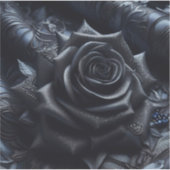 Black Rose on Black Brocade シール (正面)