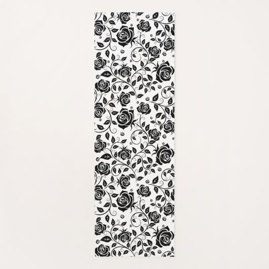 Black Roses ヨガマット (正面)