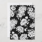 Black roses birthday 招待状 (裏面)