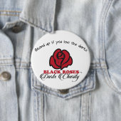 Black Roses Darts Charity Button 缶バッジ (インサイチュ)