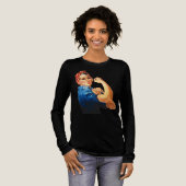 Black Rosie the Riveter Shirt トライブレンドＴシャツ (正面全体)