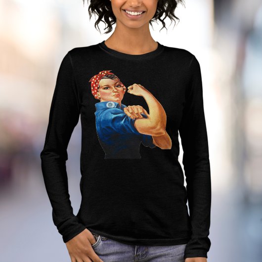 Black Rosie the Riveter Shirt トライブレンドＴシャツ