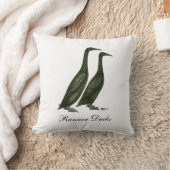 Black Runner Ducks クッション (ブランケット)