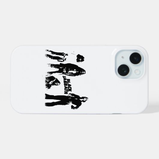 Black Sabbath Group iPhone 15ケース (裏面横)