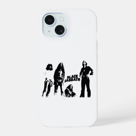 Black Sabbath Group iPhone 15ケース (裏面)