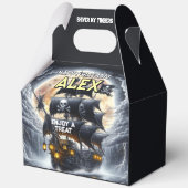 Black Sails Ahead Pirate 5"w x 3"l x 6.5"h フェイバーボックス (正面)