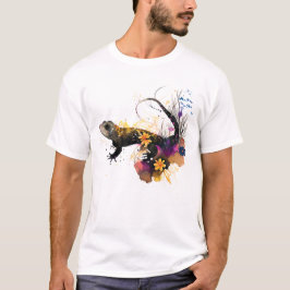 Black Salamander Art Tシャツ