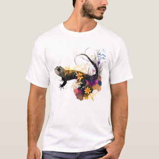 Black Salamander Art Tシャツ