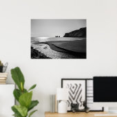 Black sand beach, Reynisfjara - Iceland ポスター (ホームオフィス)