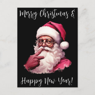 Black Santa、Big nick energy、いけなSanta Claus シーズンポストカード