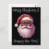 Black Santa、Big nick energy、いけなSanta Claus ポストカード (正面/裏面)