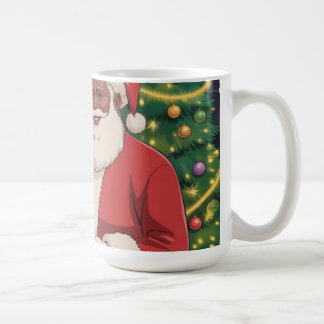 Black Santa & Mrs. Claus Christmas Mug コーヒーマグカップ