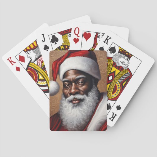 Black Santa Playing Cards | Poker, Spades Cards トランプ (裏面)