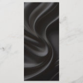 Black satin elegance wedding menu メニュー (裏面)