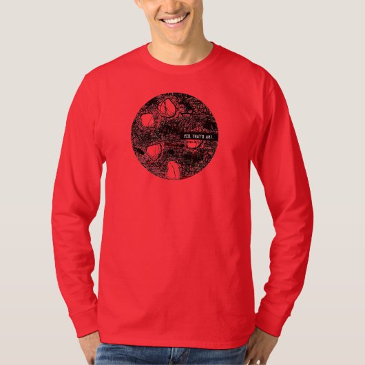 BLACK SCRIBBLE: T-Shirt Tシャツ (正面)