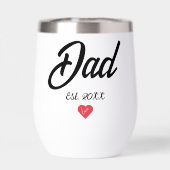 Black Script Established Dad Heart (背面)