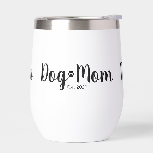 Black Script Established Dog Mom  (左面)