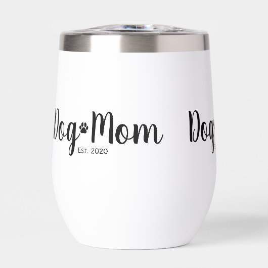 Black Script Established Dog Mom  (正面)