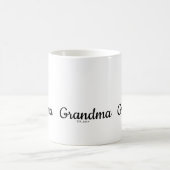Black Script Established Grandma コーヒーマグカップ (中央)