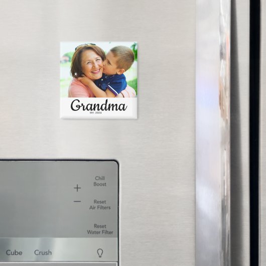 Black Script Established Grandma  マグネット (インサイチュ (冷蔵庫))