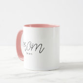 Black Script Established Mom マグカップ (正面左)