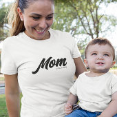 Black Script Established Mom Tシャツ