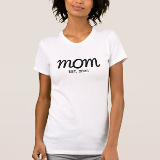 Black Script Established Mom T-Shirt Tシャツ