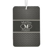 black Set of Car Mats カーエアーフレッシュナー (裏面)