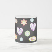 Black Shapes mug フロストグラスマグカップ (中央)