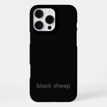 Black Sheep - タイポグラフィケース