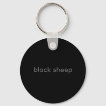 Black Sheep - タイポグラフィーキーリング
