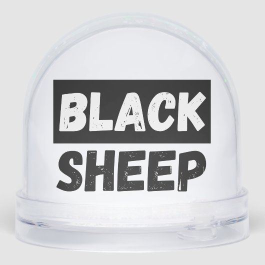 Black Sheep Bold Distressed Rebel Streetwear Art (裏面)