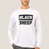 Black Sheep Bold Typography Rebel Entourage Design トライブレンドＴシャツ (正面)