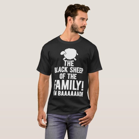 Black Sheep Family I m Baaaaad Toy Tシャツ (正面フル)