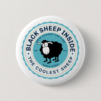 Black Sheep Inside - 潮流に抗う 缶バッジ