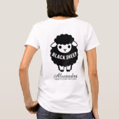 Black Sheep Never Follows The Flock Tシャツ (裏面)