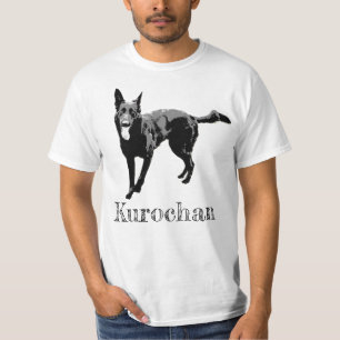 Black Shepherd Dog T-shirt ブラック シェパード ドッグ Tシャツ