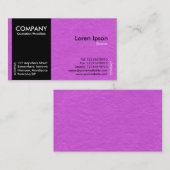 Black SideBand – マゼンタ紙テクスチャ 名刺 (正面/裏面)