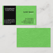 Black SideBand – 緑の紙テクスチャ 名刺 (正面/裏面)